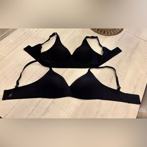 KNIX (Sz 3/36B) and Buffalo (M/Lg) Black Bras, New W/O Tags